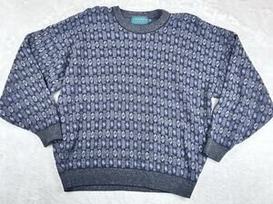 Vintage TUNDRA Canada Sweater Mens Size XL Biggie Hipster Multicolor Wool Blend